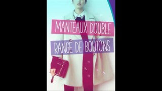 Mode coréenne - Manteaux double rangé de boutons 2014