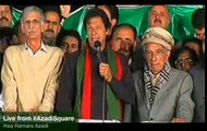 Chairman Imran Khan Speech from Azadi Dharna 2nd November 2014