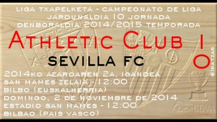 Jor.10: Athletic 1 - Sevilla FC 0 (2/11/14)