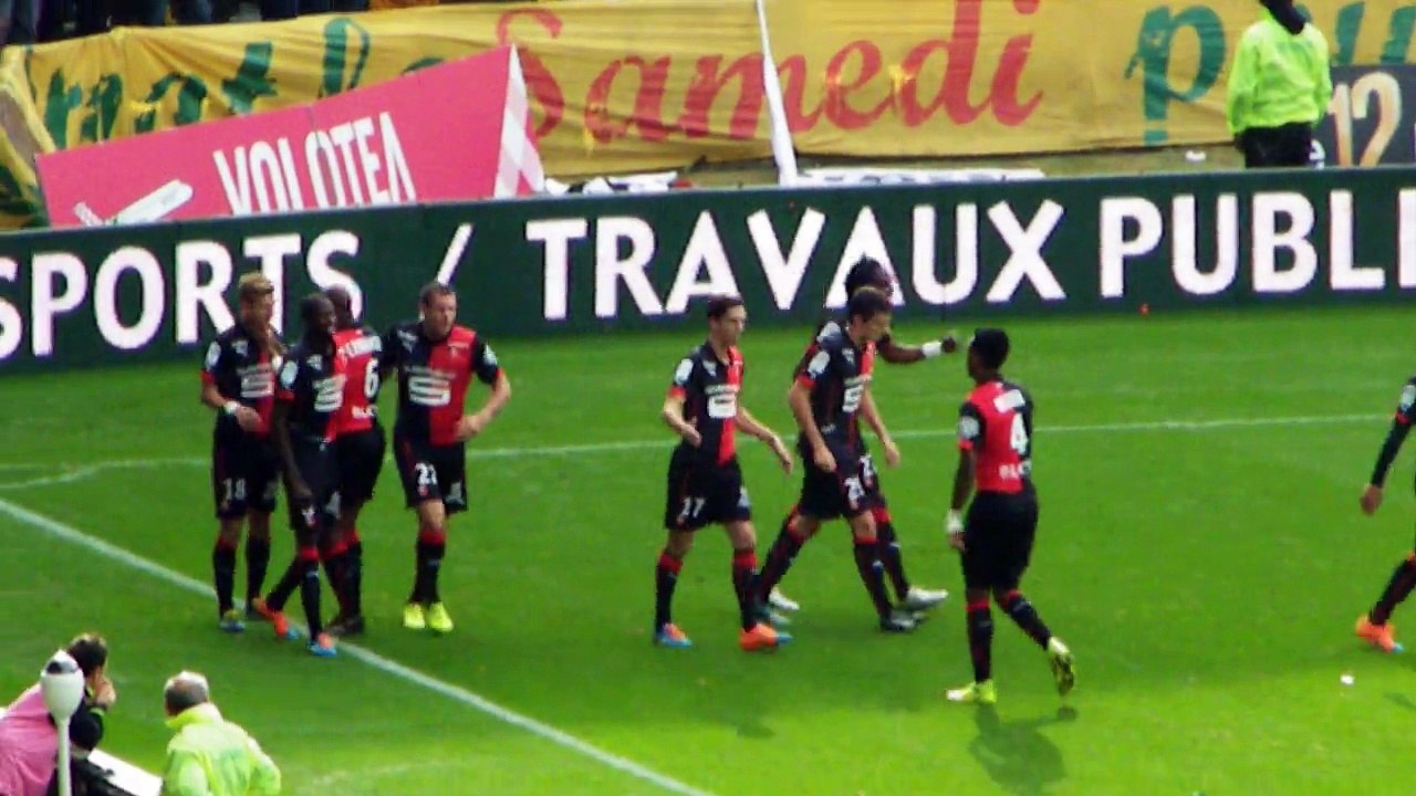 02/11/14 : FCN-SRFC : célébration Henrique ('4)
