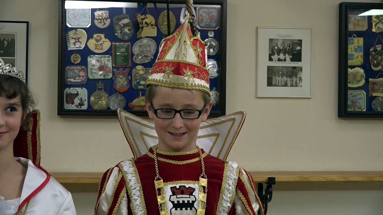 Kinderprinzenpaar der Opladener Neustadtfunken (28.10.2014)