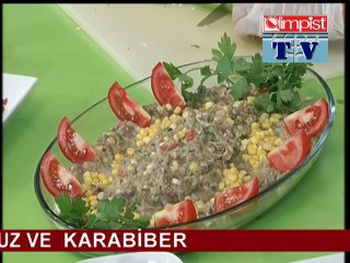 TAHİNLİ MISIRLI PATLICAN SALATASI