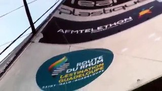 1ère vidéo d'Alessandro Di Benedetto sur la Route du Rhum-Destination Guadeloupe