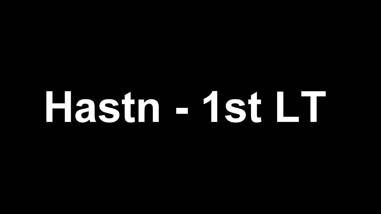 Combat Arms Report - Hastn - 1st LT 3