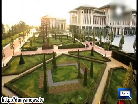 Dunya News-Turkish president Erdogan's palace bigger than Royal Buckingham Palace of UK
