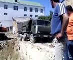 Journée classique sur un chantier en Russie