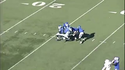 Technique un peu spéciale en foot US