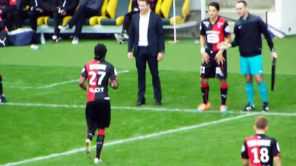 02/11/14 : FCN-SRFC : changement Habibou/Hosiner (77')