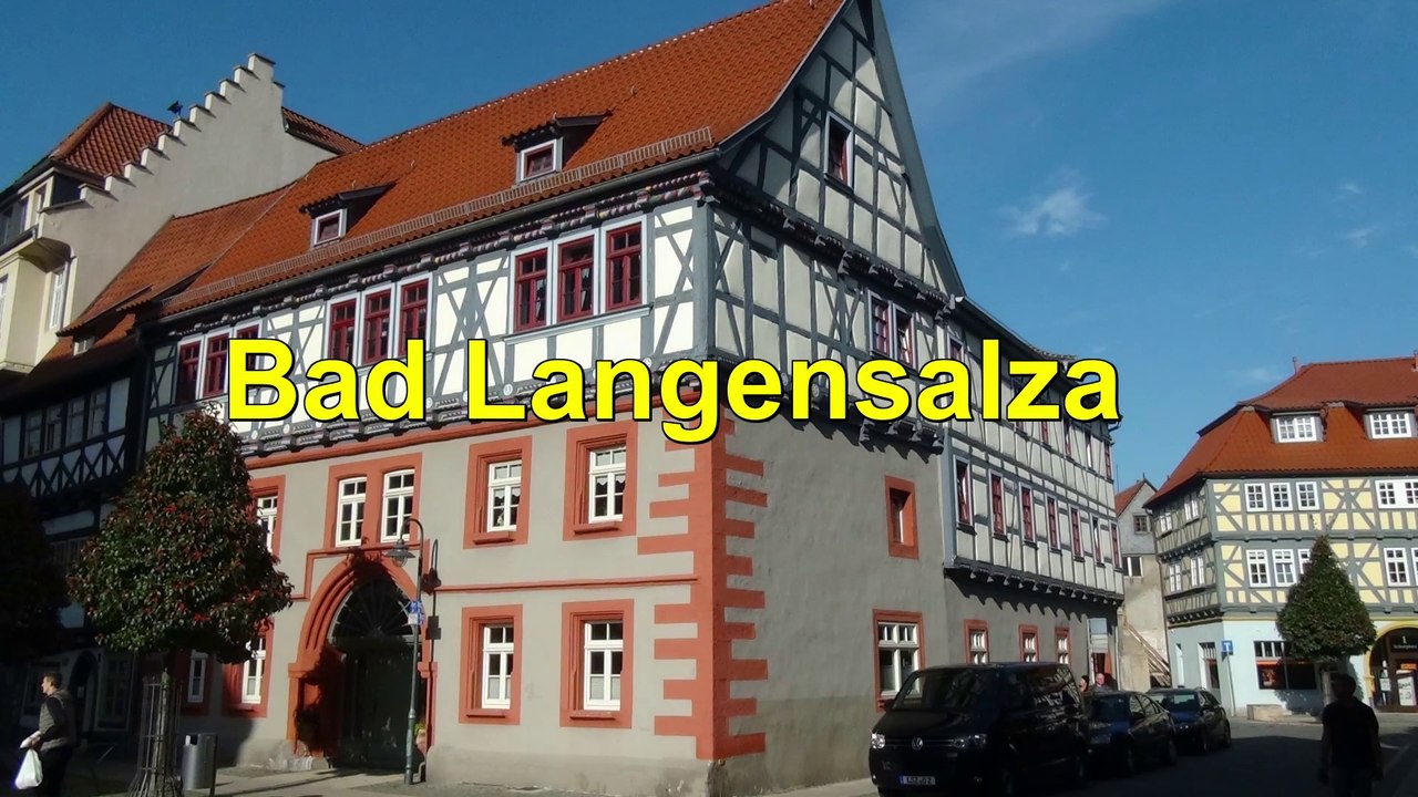 Bad Langensalza in Thüringen * Beeindruckende mittelalterl. Fachwerkbauten und komplett  erhaltender Stadtkern