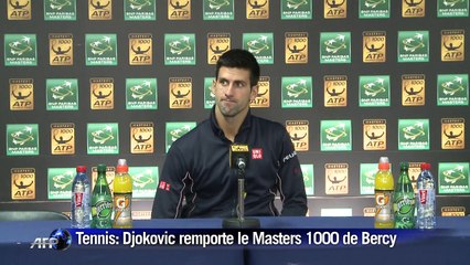 Djokovic remporte le Masters 1000 de Paris Bercy