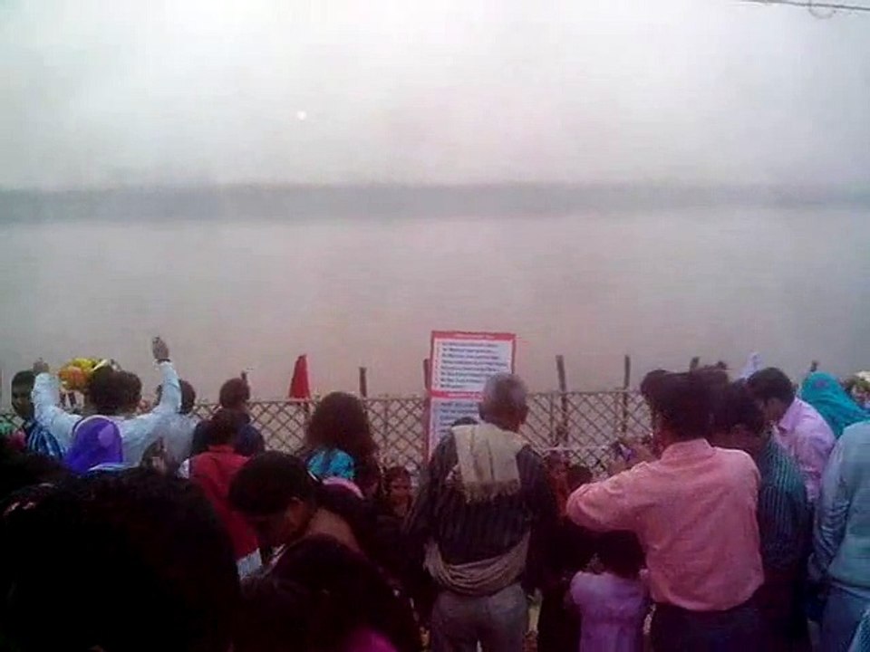 Close view of Chhath Puja in Delhi
