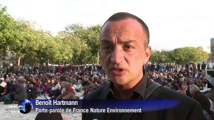 Sit-in pacifiste en hommage à Rémi Fraisse à Paris