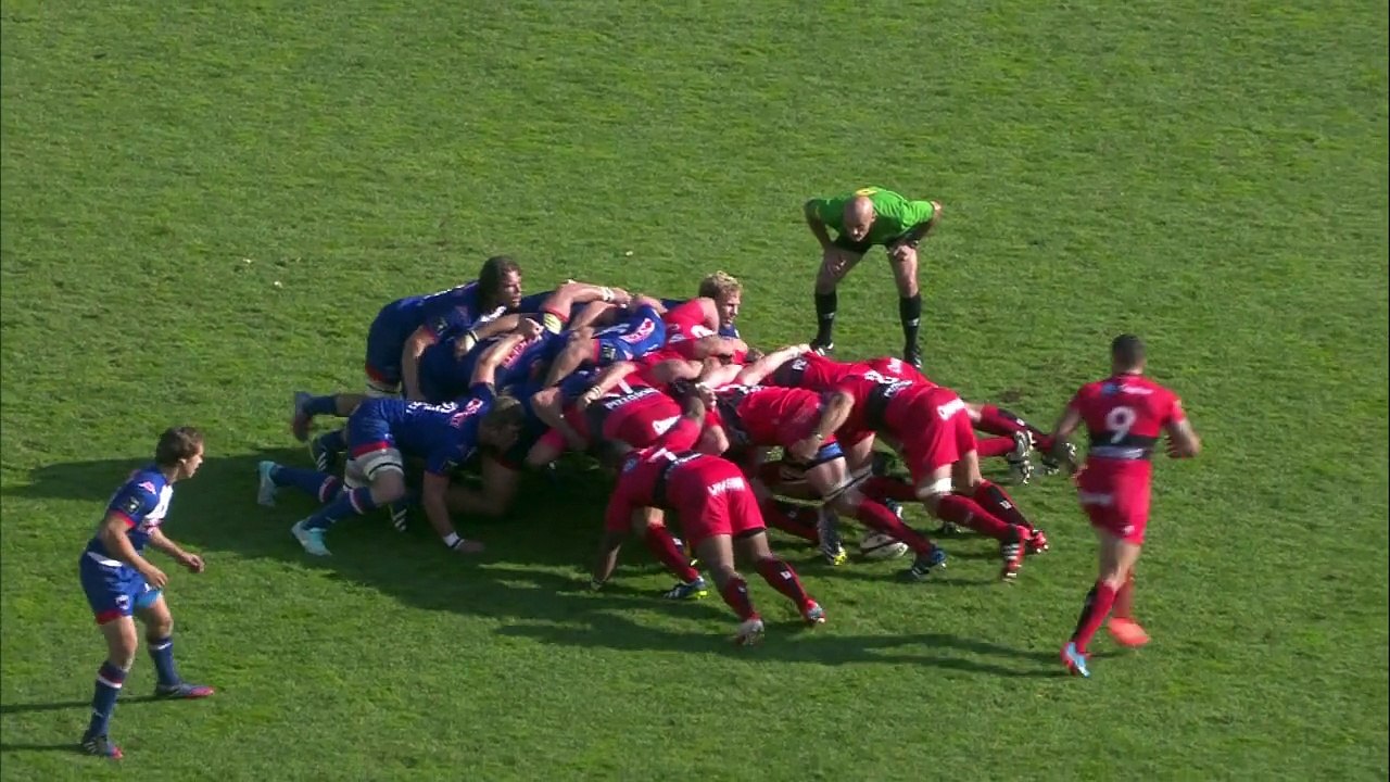 TOP14 - Toulon-Grenoble: Essai Henry Vanderglas  (GRE) - J10 - Saison 2014/2015