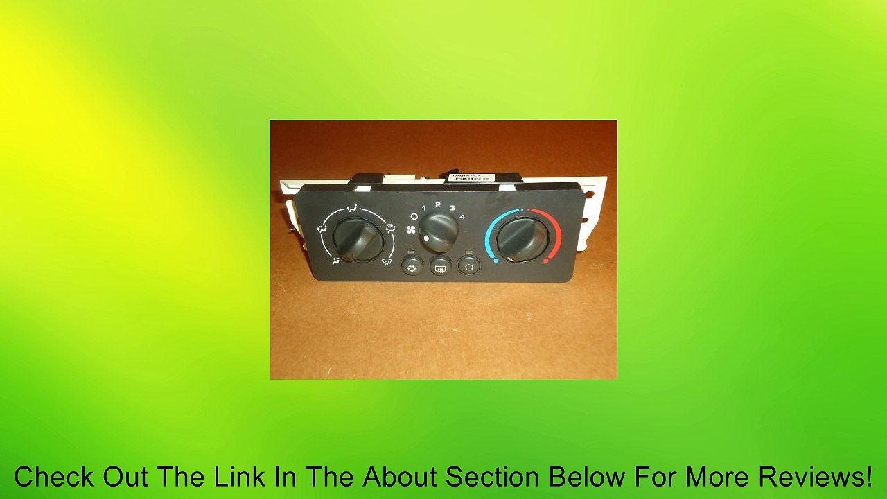03-05 SATURN ION CLIMATE CONTROL TEMPERATURE UNIT A/C HEATER OEM 22707978 HVAC Review
