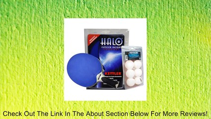 Kettler Halo 5.0 Outdoor Table Tennis Racquet Set Review