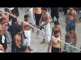 8th muharram Tareekhi Zanjeer zani at khairpur 2014