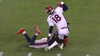 Peyton Manning sacked on 4th down