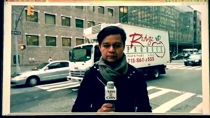 Muhabir son anda kazadan kaçıyor!