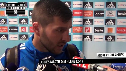 OM - Lens: Gignac: "De bon augure avec d'aller à Paris"