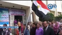رئيس جامعة طنطا يتفقد الجامعة بعد صلاة الغائب على روح شهداء الجيش فى سيناء