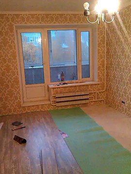 Ремонт квартиры,москва,ул.Домодедовская(2процесс)
