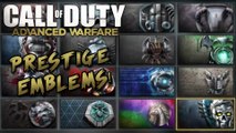 Call of Duty Advanced Warfare - ALL PRESTIGE EMBLEMS! By TheRegiioMonkey