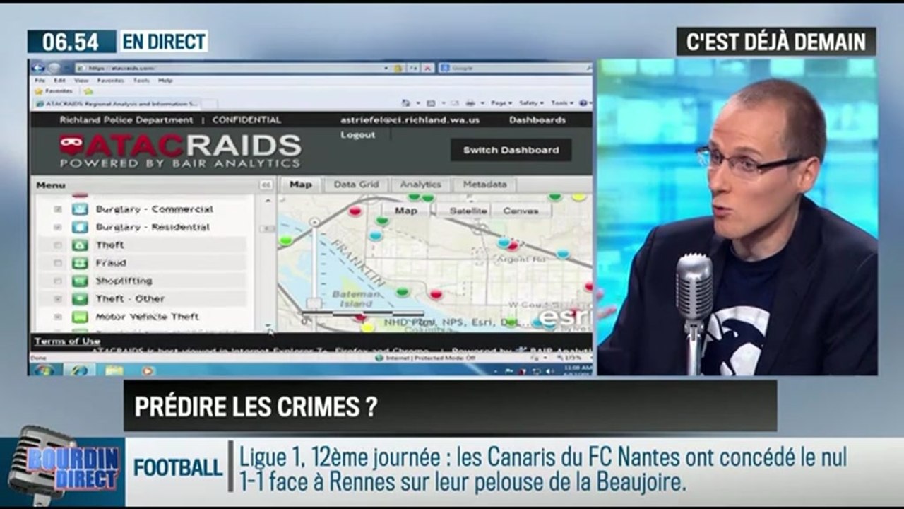 La chronique d'Anthony Morel : Et si des logiciels pouvaient prédire les crimes ? - 03/11