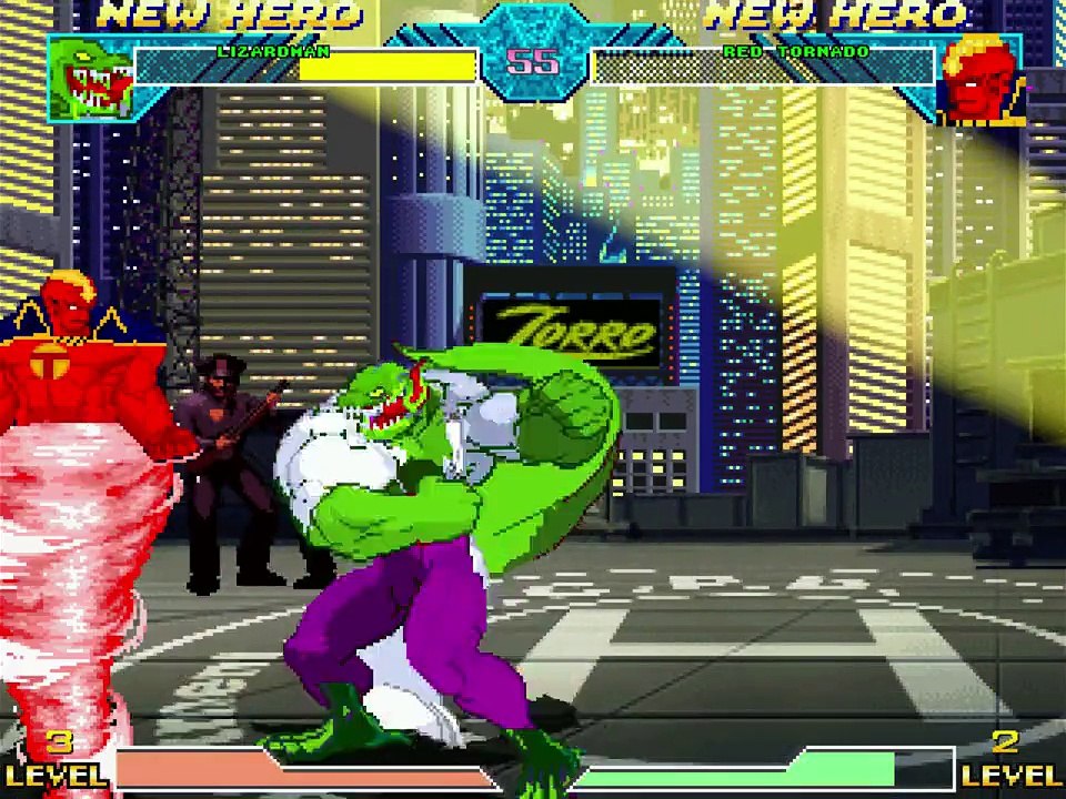 Comic Book Character VS Comic Book Character In A DC VS Marvel MUGEN Match / Battle / Fight