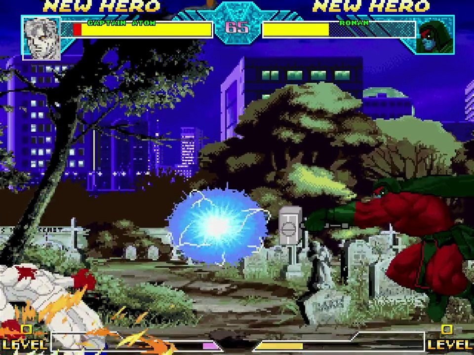 Comic Book Character VS Comic Book Character In A DC VS Marvel MUGEN Match / Battle / Fight