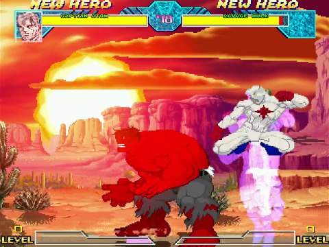 Comic Book Character VS Comic Book Character In A DC VS Marvel MUGEN Match / Battle / Fight