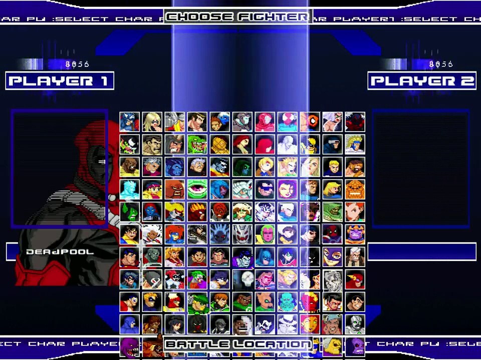 Comic Book Character VS Comic Book Character In A DC VS Marvel MUGEN Match / Battle / Fight