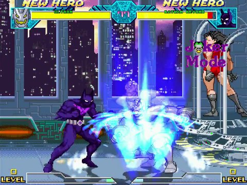 Comic Book Character VS Comic Book Character In A DC VS Marvel MUGEN Match / Battle / Fight