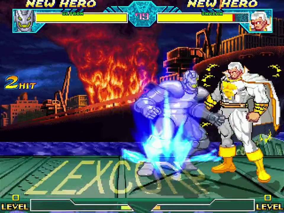 Comic Book Character VS Comic Book Character In A DC VS Marvel MUGEN Match / Battle / Fight