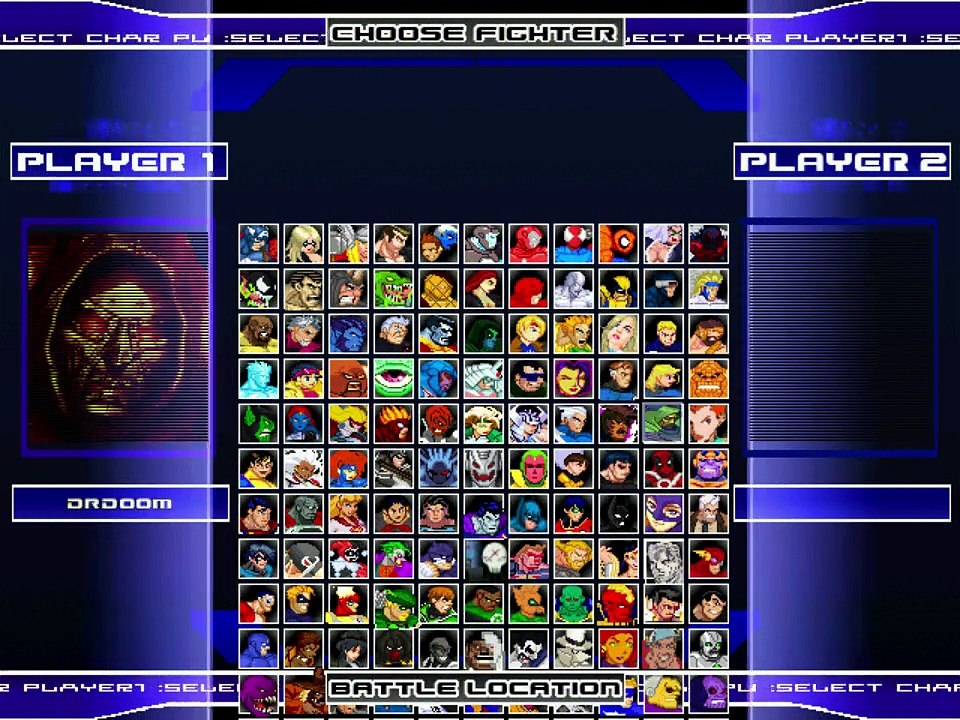 Comic Book Character VS Comic Book Character In A DC VS Marvel MUGEN Match / Battle / Fight