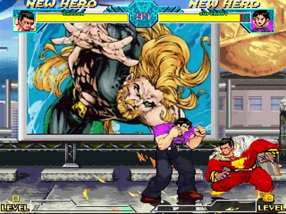 Comic Book Character VS Comic Book Character In A DC VS Marvel MUGEN Match / Battle / Fight