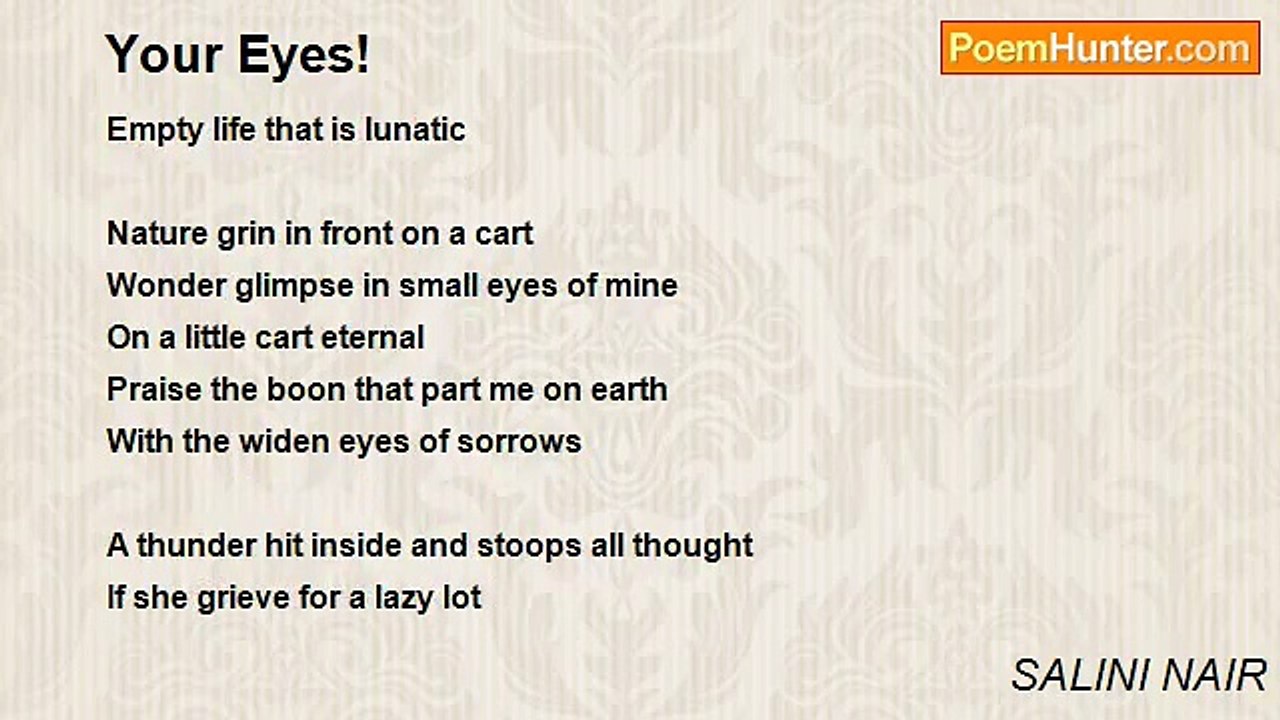 SALINI NAIR - Your Eyes!