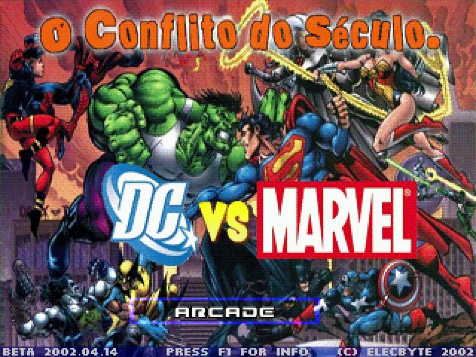 Comic Book Character VS Comic Book Character In A DC VS Marvel MUGEN Match / Battle / Fight