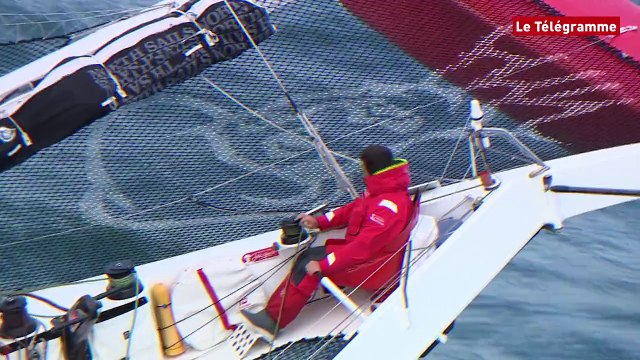 Route du Rhum - Destination Guadeloupe. Vacation avec Loïc Fequet - Maître Jacques après avarie