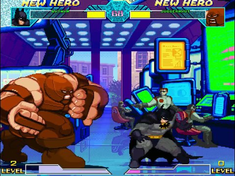 Comic Book Character VS Comic Book Character In A DC VS Marvel MUGEN Match / Battle / Fight