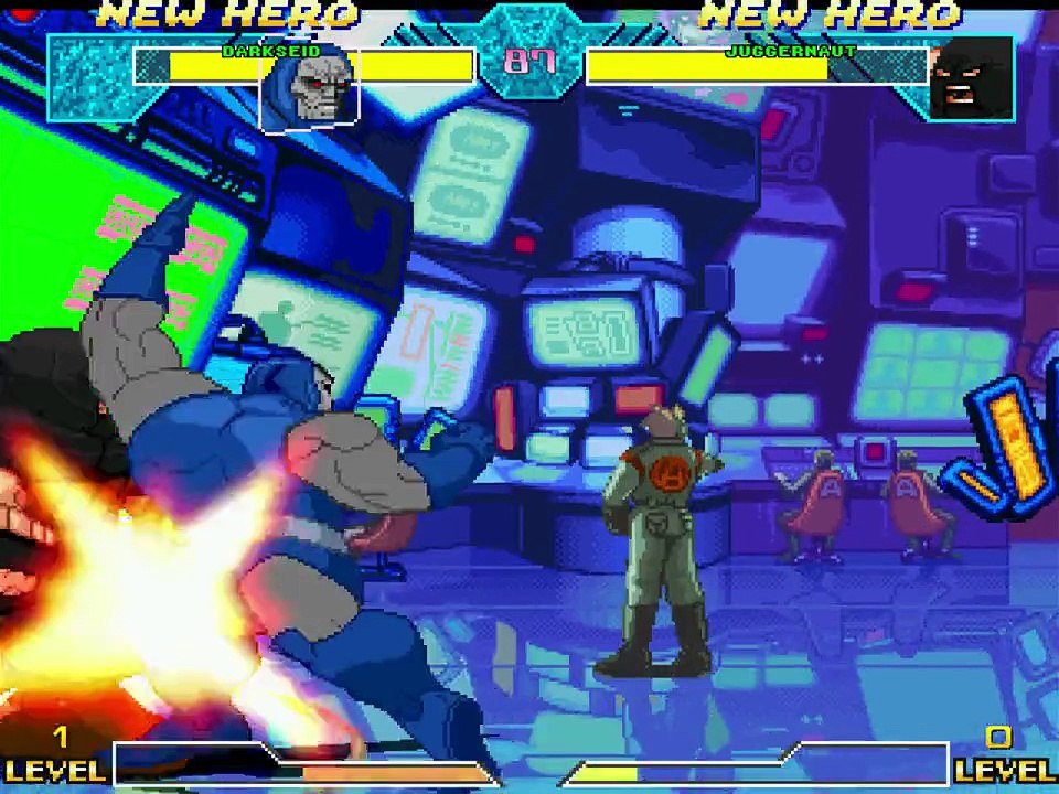 Comic Book Character VS Comic Book Character In A DC VS Marvel MUGEN Match / Battle / Fight