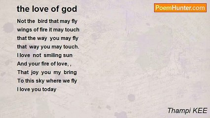 Thampi KEE - the love of god