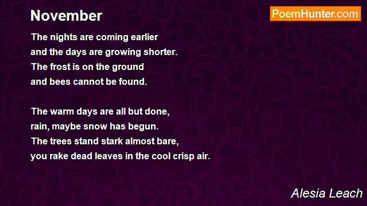 Alesia Leach - November