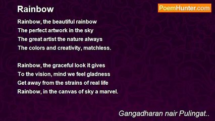 Gangadharan nair Pulingat.. - Rainbow