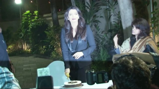 Aishwarya Rai Bachchan Celebrates 41st Birthday With MEDIA, FANS