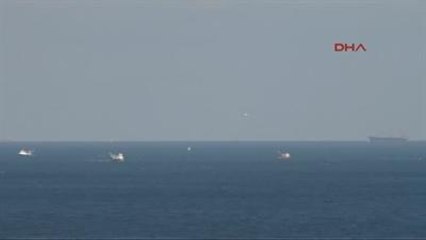 Rumeli Feneri Açıklarında Arama Kurtarma Çalışmalarından Görüntüler 1