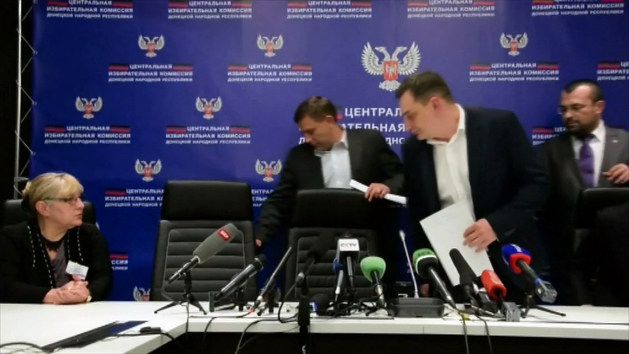 Les séparatistes pro-russes ont élu leurs dirigeants en Ukraine