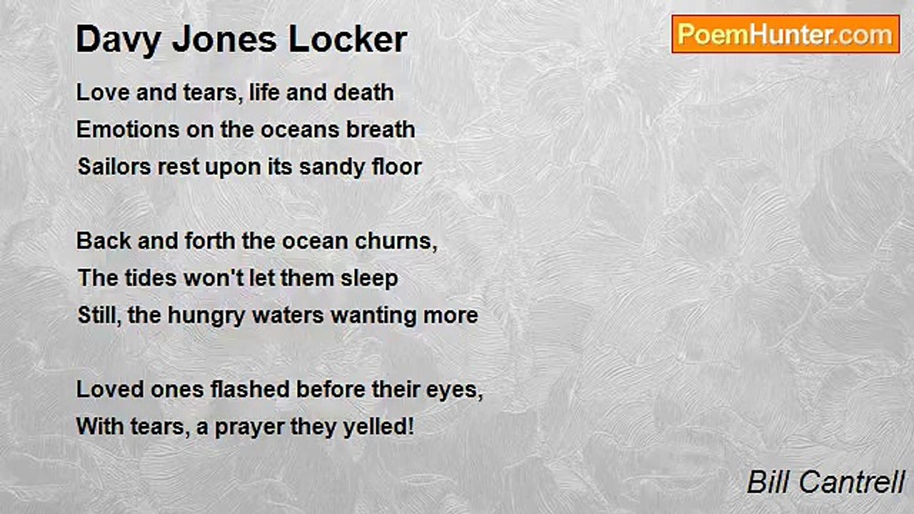 Bill Cantrell - Davy Jones Locker