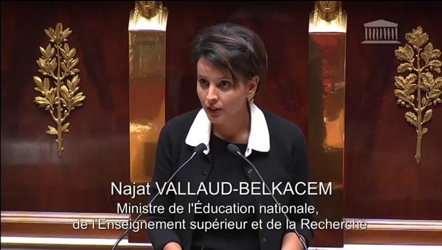 [ARCHIVE] Projet de loi de finances 2015 : discours de Najat Vallaud-Belkacem à l'Assemblée nationale, jeudi 30 octobre 2014