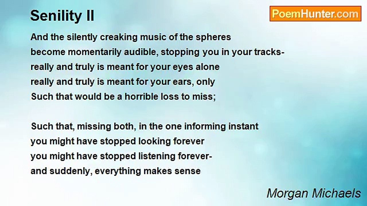 Morgan Michaels - Senility ll