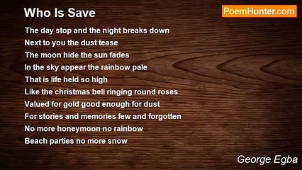 George Egba - Who Is Save